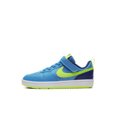 Nike Court Borough Low 2 Little Kids Shoe In Blue Modesens