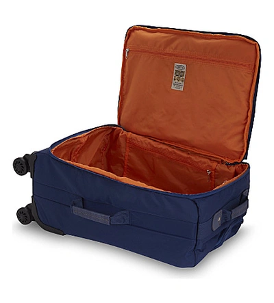 Shop Bric's X-travel Four-wheel Suitcase 65cm In Denim