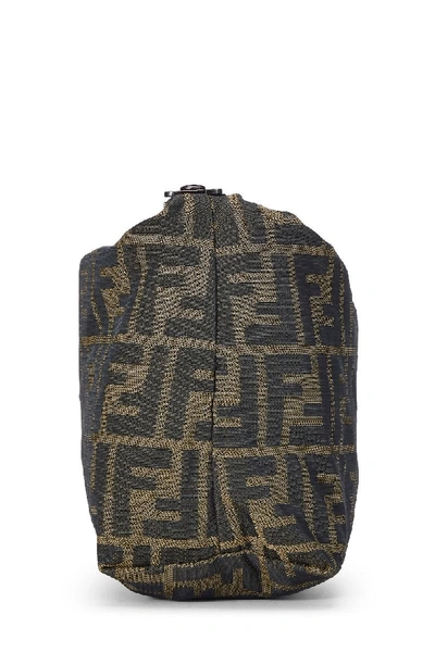 Pre-owned Fendi Brown Zucca Canvas Pouch