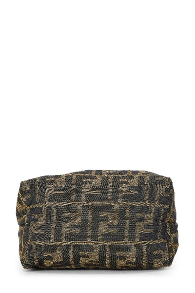 Pre-owned Fendi Brown Zucca Canvas Pouch