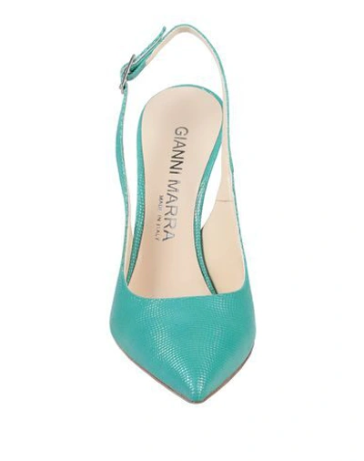 Shop Gianni Marra Pumps In Light Green