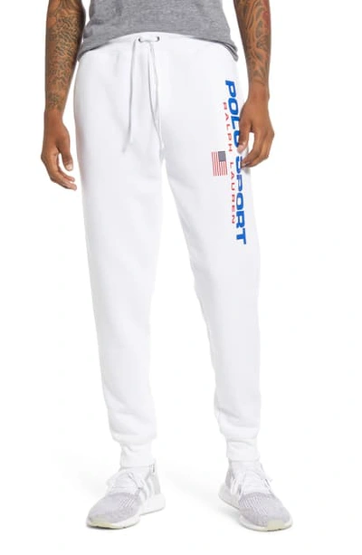 Shop Polo Ralph Lauren Polo Sport Sweatpants In White