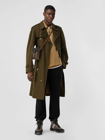 Shop Burberry The Westminster Heritage Trench Coat In Dark Military Khaki