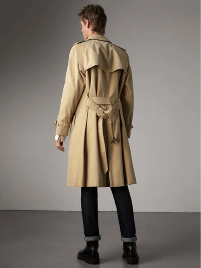 Shop Burberry The Westminster – Extra-long Trench Coat In Honey