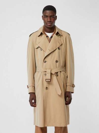 Shop Burberry The Westminster Heritage Trench Coat In Honey