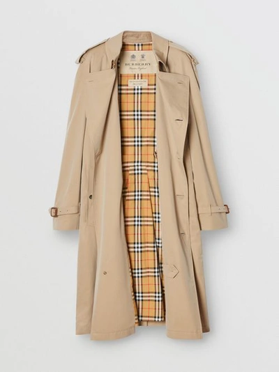 Shop Burberry The Westminster Heritage Trench Coat In Honey