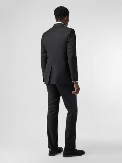 Shop Burberry Classic Fit Wool Suit In Black