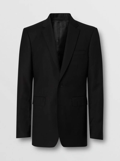 Shop Burberry Classic Fit Wool Suit In Black