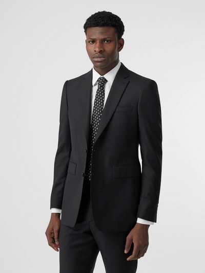 Shop Burberry Classic Fit Wool Suit In Black