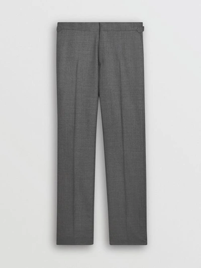 Shop Burberry Classic Fit Sharkskin Wool Suit In Mid Grey Melange