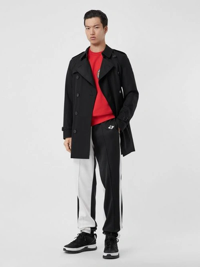 Shop Burberry The Short Wimbledon Trench Coat In Black