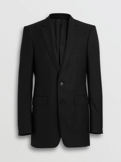 Shop Burberry Classic Fit Wool Twill Suit In Black