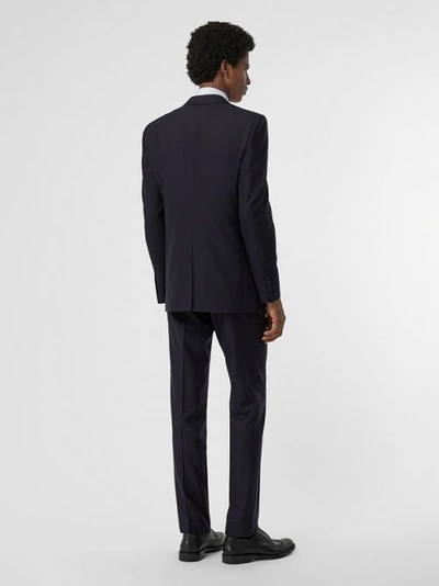 Shop Burberry Modern Fit Wool Suit In Navy