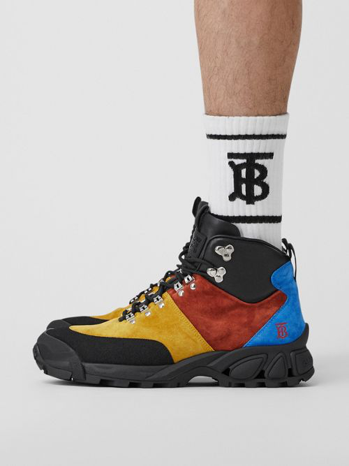 burberry boots mens yellow