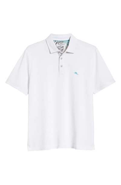 Shop Tommy Bahama 5 O'clock Floral Polo In Bright White