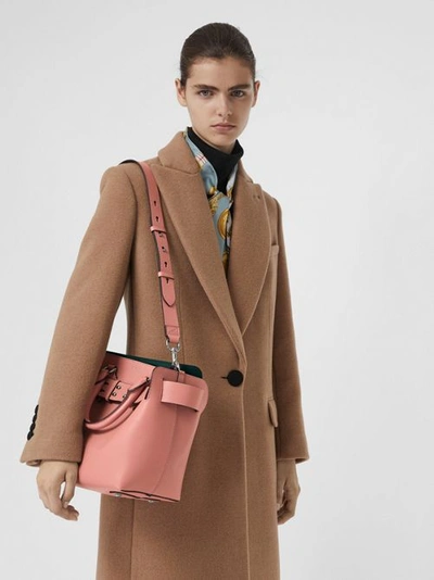 Shop Burberry The Small Leather Belt Bag In Dusty Rose