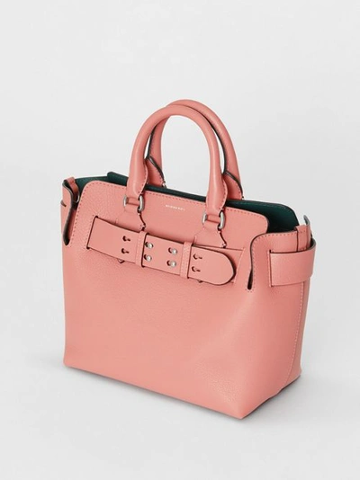 Shop Burberry The Small Leather Belt Bag In Dusty Rose