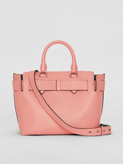 Shop Burberry The Small Leather Belt Bag In Dusty Rose