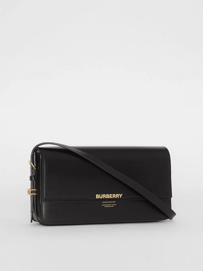 Burberry Leather Grace Small Flap Shoulder Bag (SHF-18300) – LuxeDH