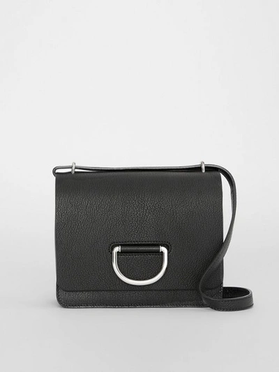 Shop Burberry The Small Leather D-ring Bag In Black