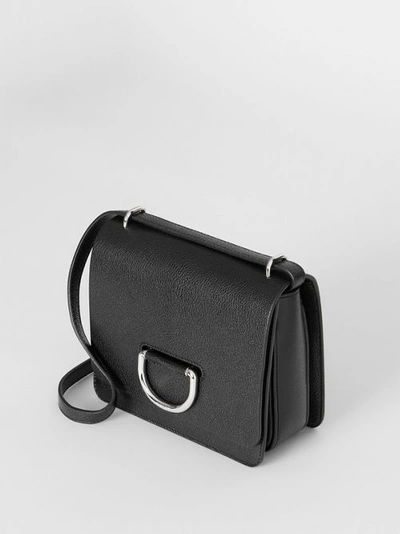 Shop Burberry The Small Leather D-ring Bag In Black