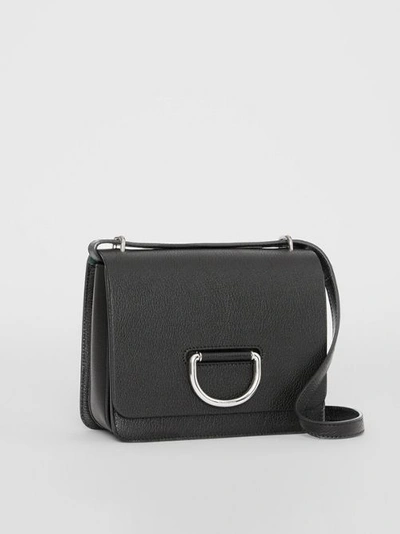 Shop Burberry The Small Leather D-ring Bag In Black