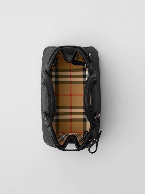 the baby banner in vintage check and leather