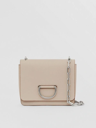 Shop Burberry The Small Leather D-ring Bag In Stone