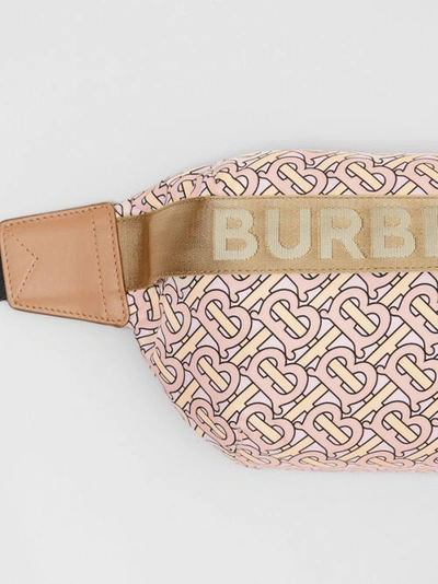 Shop Burberry Medium Monogram Pr In Blush