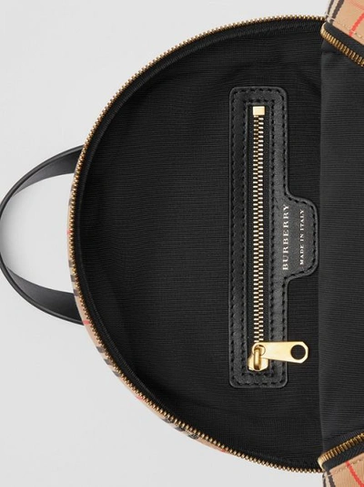 Shop Burberry The 1983 Check Link Backpack In Black
