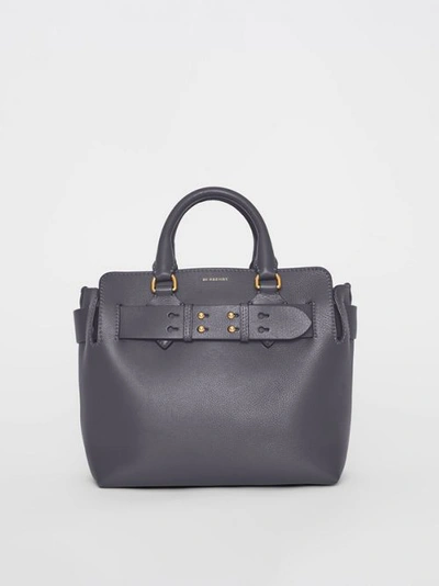 Burberry The Medium Leather Belt Bag In Charcoal Grey | ModeSens