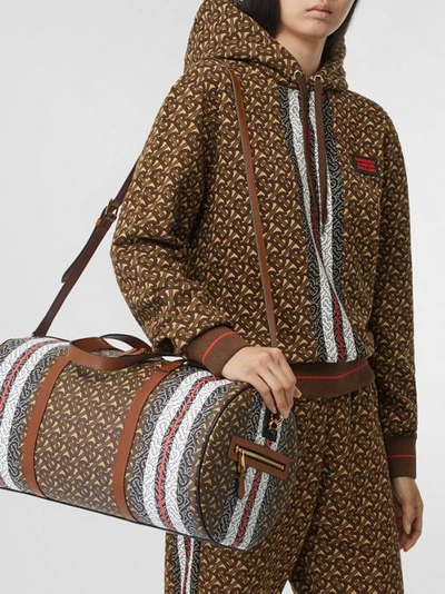 Burberry Monogram Stripe Print E-canvas Backpack - Farfetch