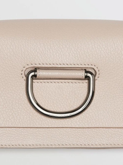 Shop Burberry The Mini Leather D-ring Bag In Stone