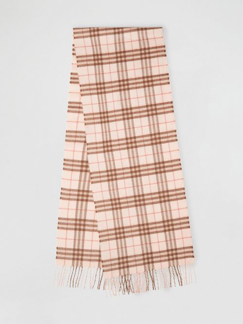 burberry classic vintage check cashmere scarf