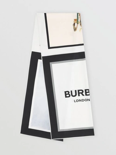 Burberry Montage And Logo Pr In Monochrome | ModeSens