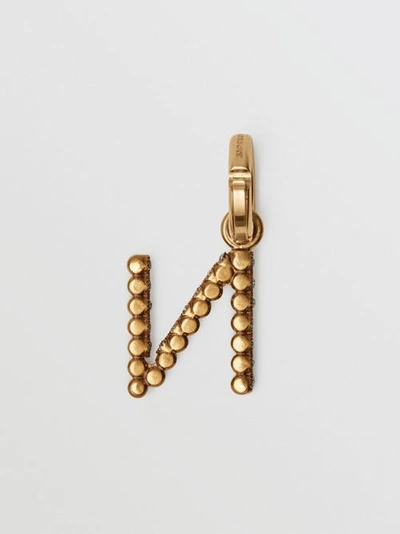 Shop Burberry Crystal ‘n' Alphabet Charm