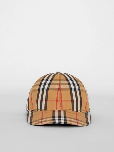 Vintage 格纹棒球帽