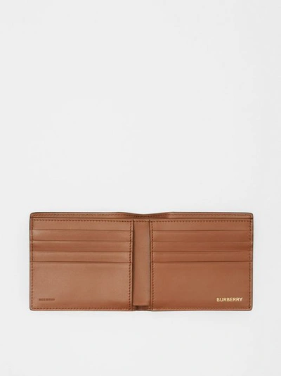 Shop Burberry Monogram Motif Leather International Bifold Wallet In Black