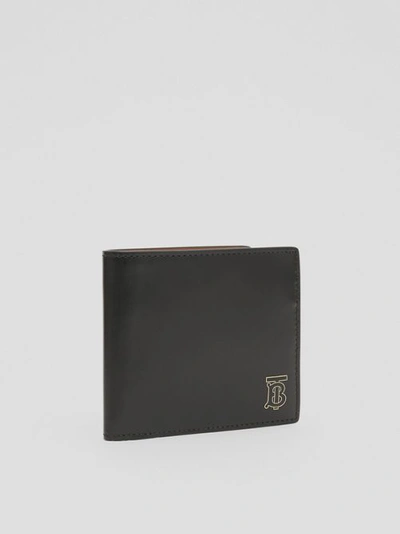 Shop Burberry Monogram Motif Leather International Bifold Wallet In Black