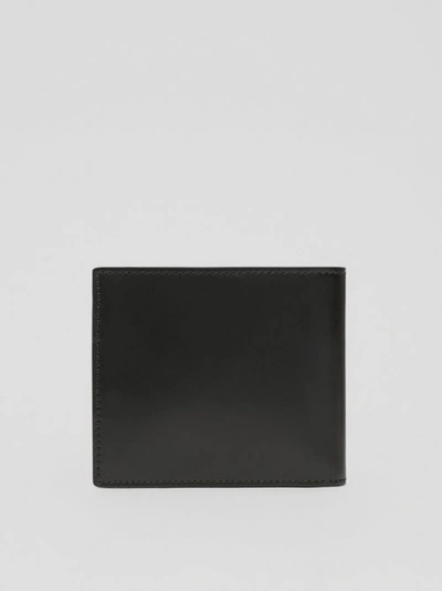 Shop Burberry Monogram Motif Leather International Bifold Wallet In Black