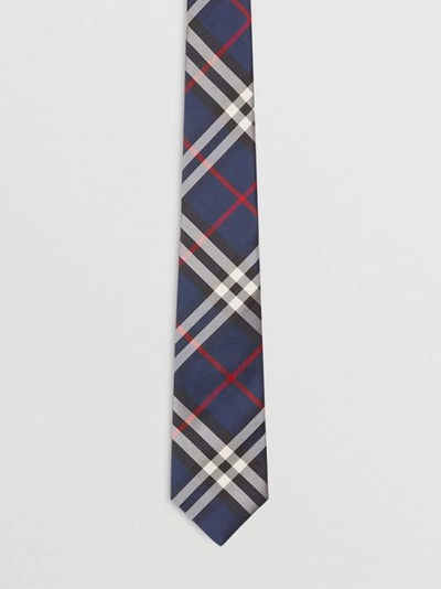 现代剪裁 Vintage 格纹丝质领带