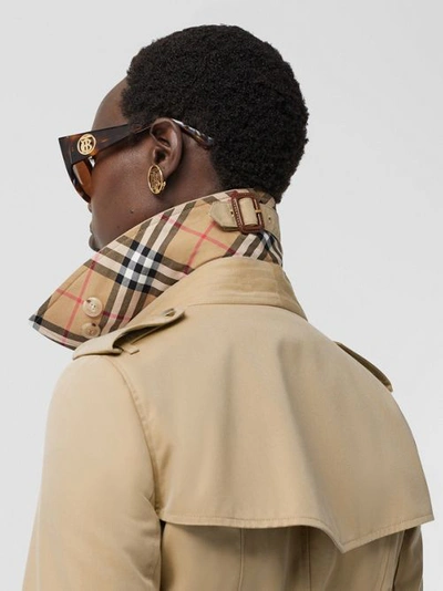 Shop Burberry The Mid-length Chelsea Heritage Trench Coat In Honey