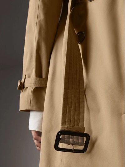 Shop Burberry The Kensington – Extra-long Trench Coat In Honey