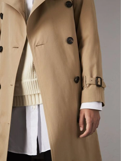 Shop Burberry The Westminster – Extra-long Trench Coat In Honey