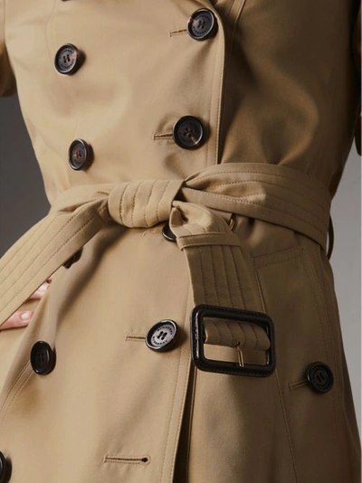 Shop Burberry The Chelsea – Long Trench Coat In Honey