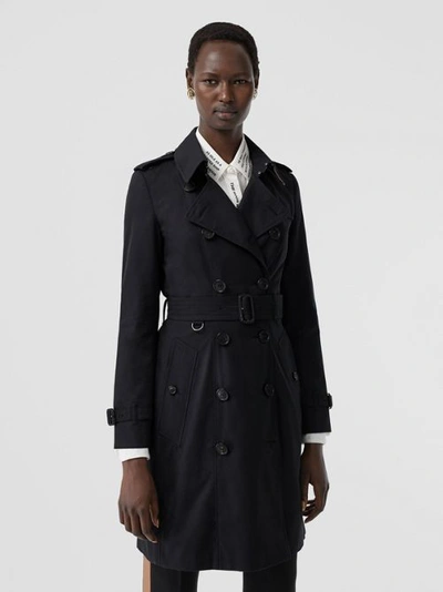 Shop Burberry The Midlength Chelsea Heritage Trench Coat In Midnight