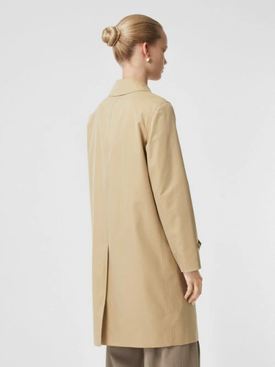 Shop Burberry The Pimlico Heritage Car Coat In Honey