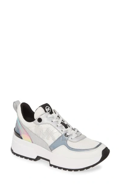 Shop Michael Michael Kors Ballard Sneaker In Optic White