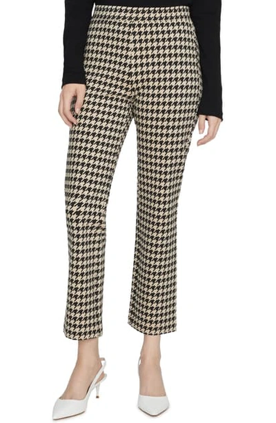 Shop Sanctuary Carnaby Kick Crop Trousers In Maxwell Houndstooth