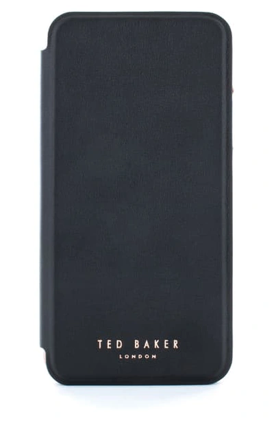 Shop Ted Baker Shannon Iphone 11/11 Pro & 11 Pro Max Folio Case In Black